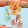 Baby Spinner Bath Toy Set with Suction 3pcs