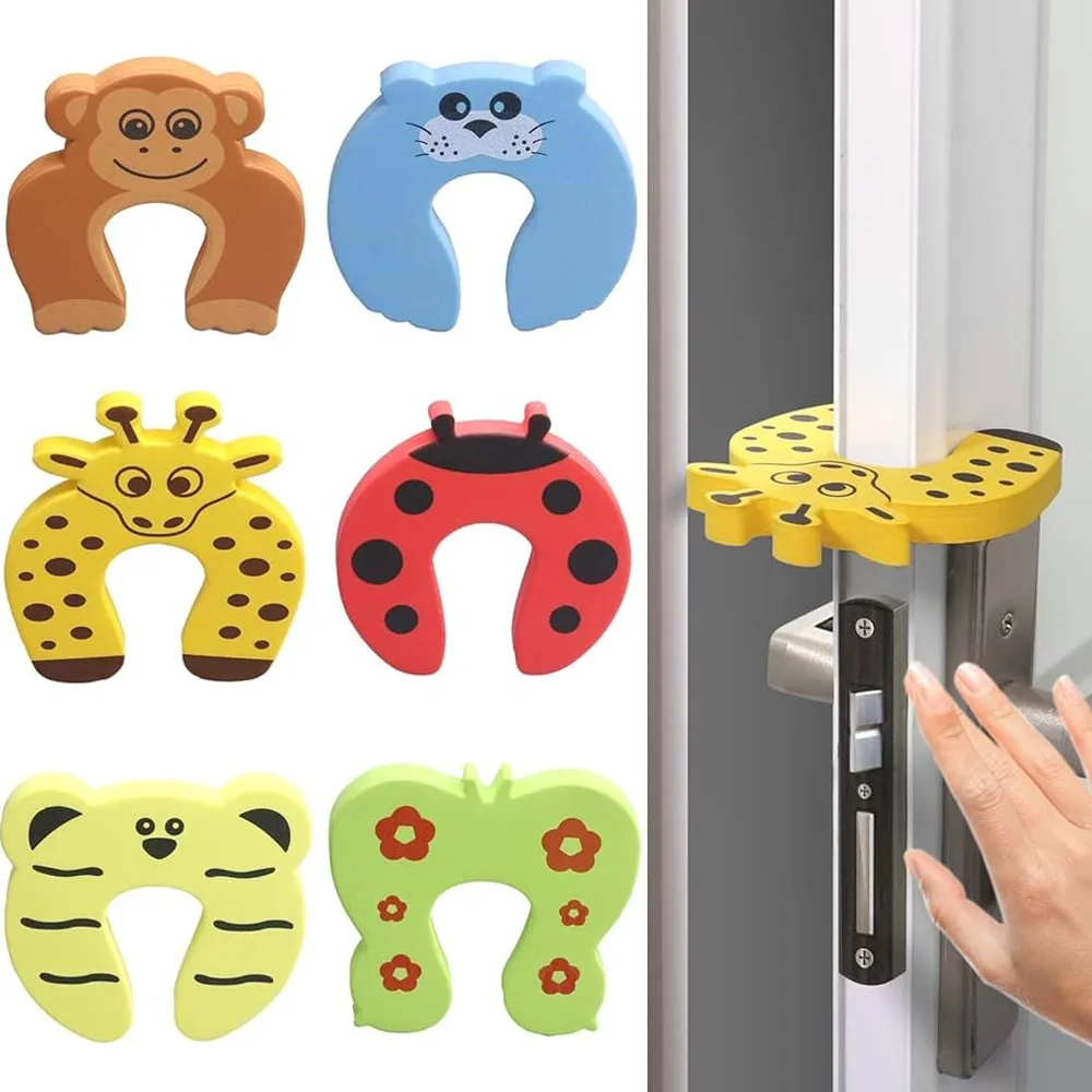 Door Finger Pinch Guard For Baby Safety- 4pcs