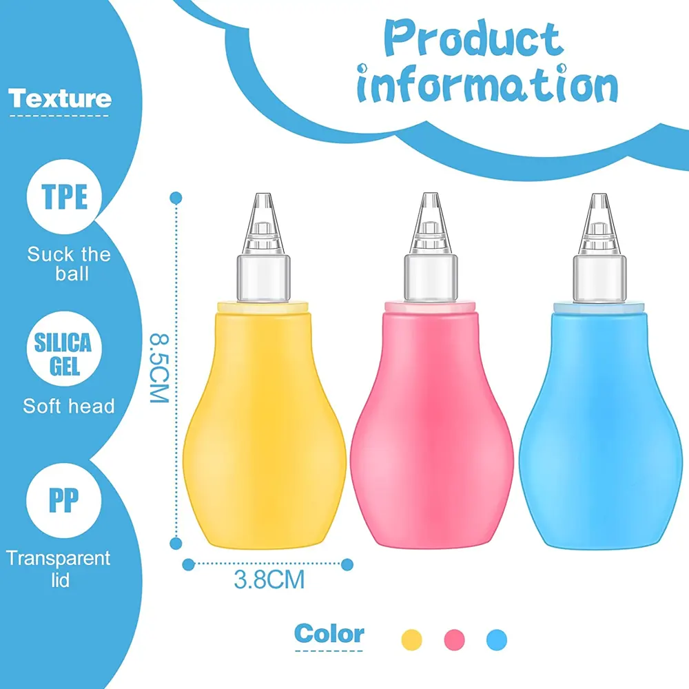 Apple Bear Baby Nasal Aspirator - Baby Nose Cleaner - Image 3