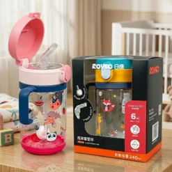 Rovco Premium Tritan Straw Cup Mumpot 240ml