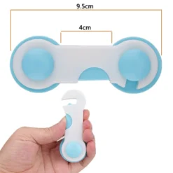 Alternative view of Baby Safety Cabinet Strap Locks for Fridge Door Drawer Cupboard Wardrobe - 2Pcs