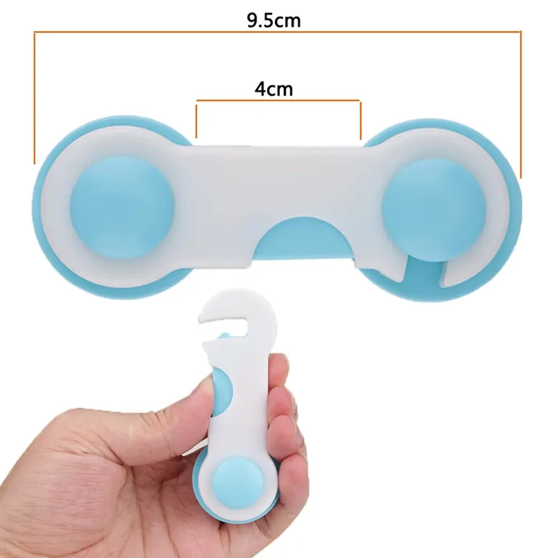 Baby Safety Cabinet Strap Locks for Fridge Door Drawer Cupboard Wardrobe - 2Pcs - Image 2