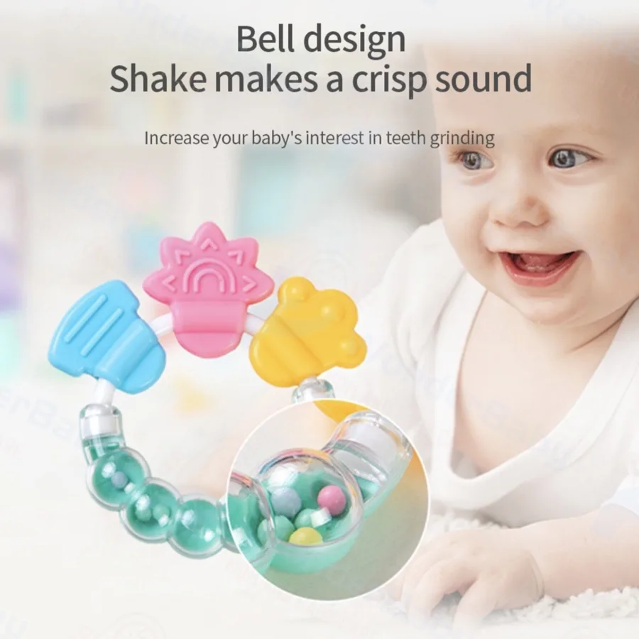 Baby Rattle Ring Teether - Image 2