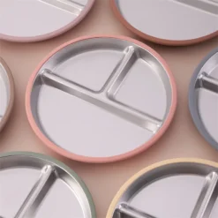 Steel Silicone Suction Plate for Baby