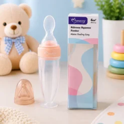 Momeasy Full Silicone Spoon Feeder Blue