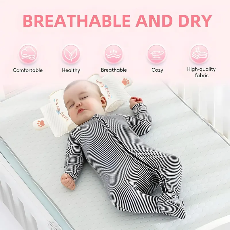 Mustard Roll Head Shaping Pillow For Baby