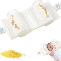 Mustard Roll Head Shaping Pillow For Baby