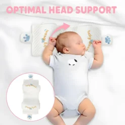 Mustard Roll Head Shaping Pillow For Baby