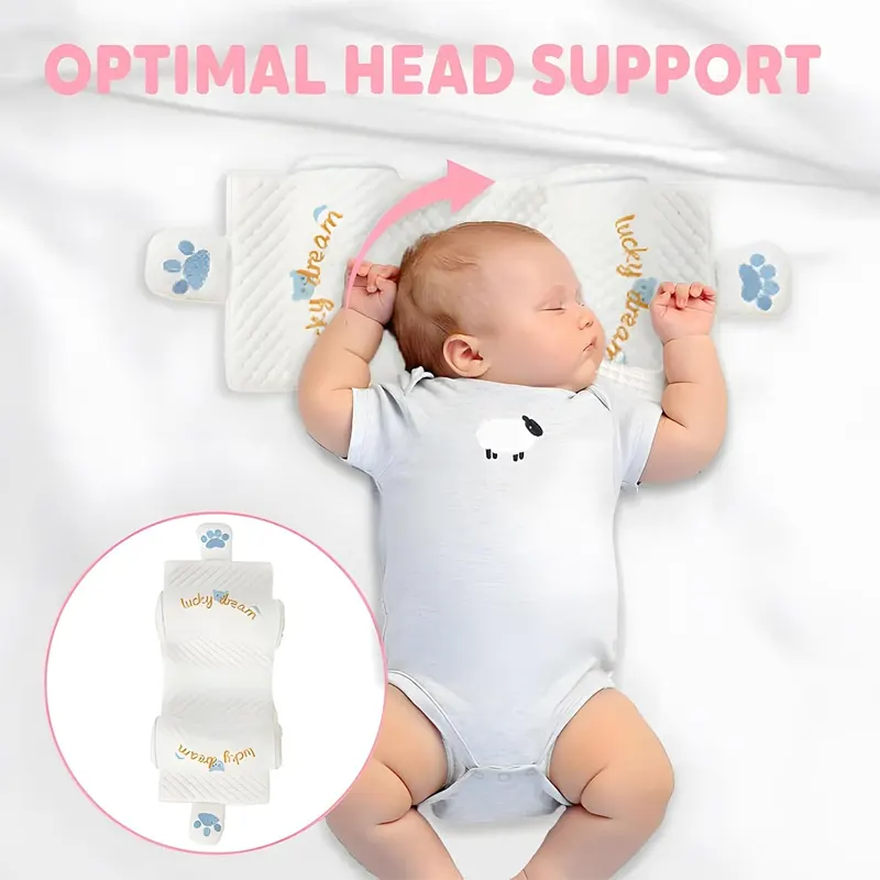 Mustard Roll Head Shaping Pillow For Baby