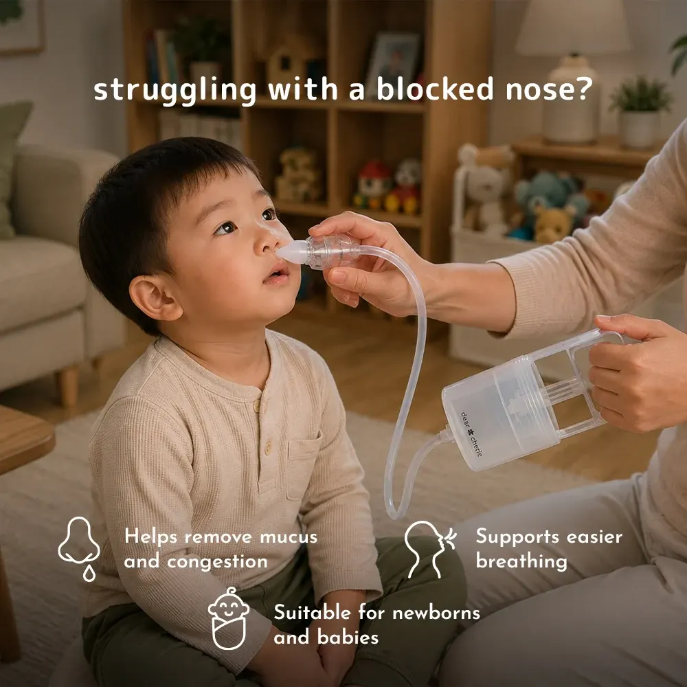 Hand Pump Nasal Aspirator For Babies and Toddlers
