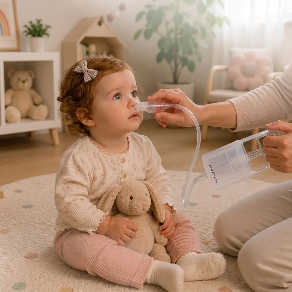 Hand Pump Nasal Aspirator For Babies and Toddlers